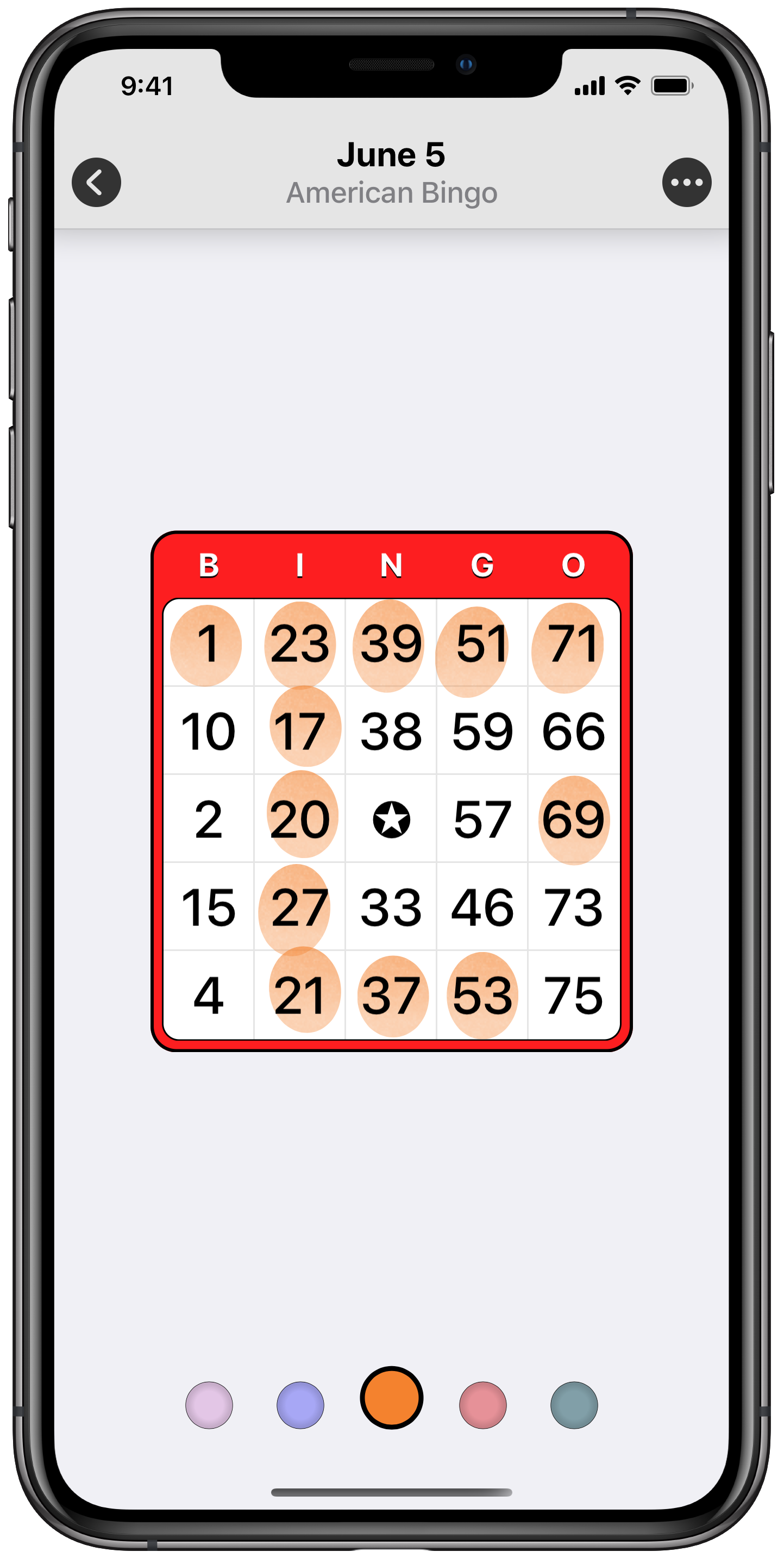 Bingo Card Bingo Ticket Generator For Iphone